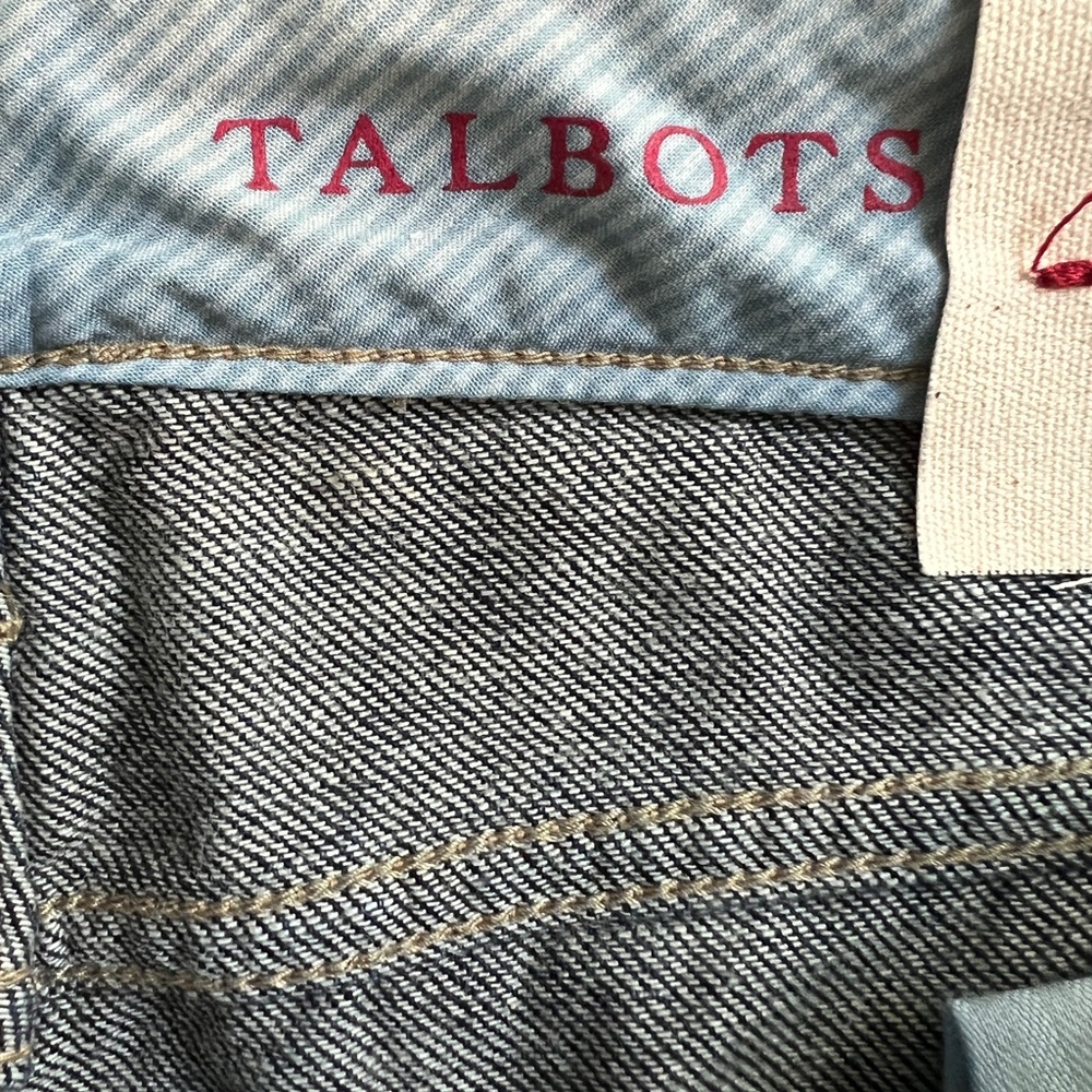 Talbots Women's Cotton Boyfriend Straight Leg Jeans Size 8 Petite NEW - Picture 10 of 12
